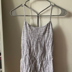 Lululemon striped Razorback tank